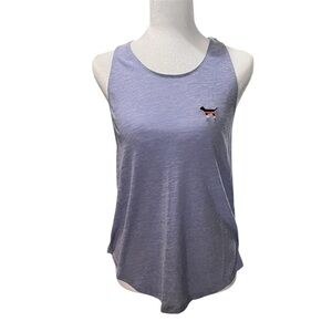 PINK Victoria's Secret Lavender Tank Top with Dog Logo